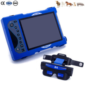 BXL-V60 Veterinary B-Ultrasound | 2D/3D HD Video Glasses | 7 Hours Battery | OLED Screen | Multiple Probe